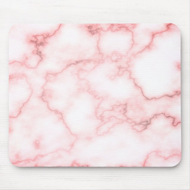 Mousepad Planície de mármore cor-de-rosa (Frente)