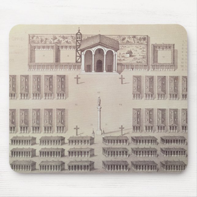 Mousepad Plano da missão de Candelaria em Paraguai (Frente)
