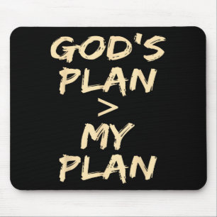 Mousepad Plano de Deus > Meu Plano Divertidos Cristãos