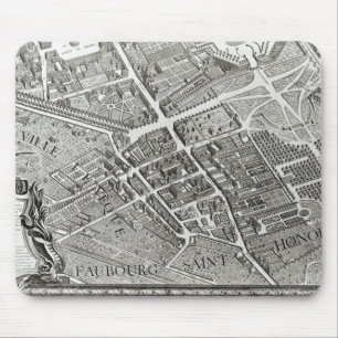 Mousepad Plano de Paris, conhecido como 'o Plano de Turgot'