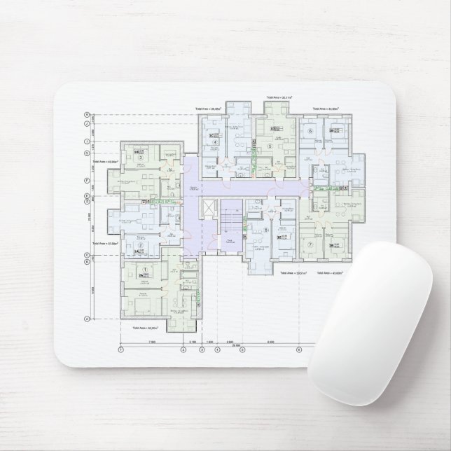Mousepad Plano Estiloso e Funcional (Com mouse)