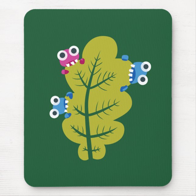 Mousepad Plant Lover Kawaii Cute Engraçado (Frente)