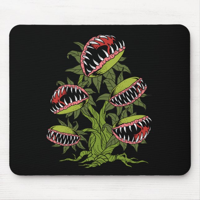 Mousepad Planta Carnívora Oferece Armadilha de Vênus Monstr (Frente)
