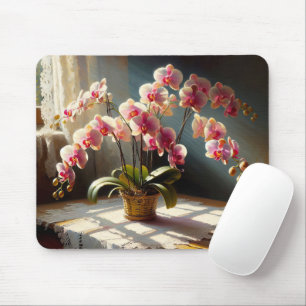 Mousepad Planta De Orquídea No Lace Doily