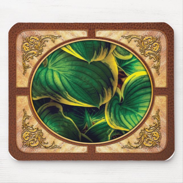 Mousepad Planta - Folhas de Hosta (Frente)