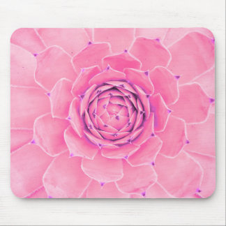 Mousepad Planta suculenta rosa