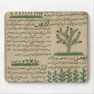 Mousepad Plantas botânicas, ilustração 'do