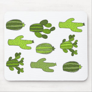 Mousepad Plantas De Cactus, Botânicas, Cactus Cute, Jardina