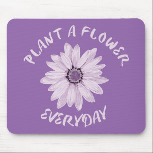 Mousepad Plante Uma Flor Todos Os Dias