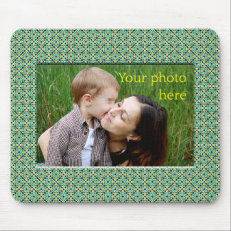 Mousepad Plantilla Tu imagen aquí y Mosaico de Marruecos