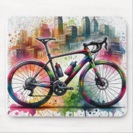 Mousepad plataforma de rato de bicicleta rodoviária