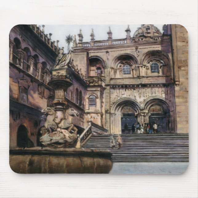 Mousepad Platerías (Santiago de Compostela. A Coruña) (Frente)