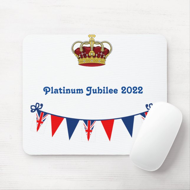 Mousepad Platinum Jubilee 2022 (Com mouse)
