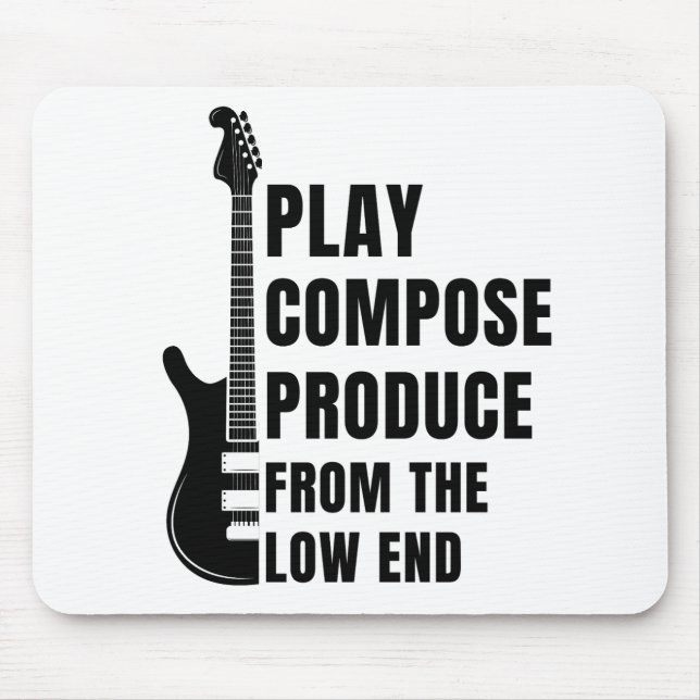 MOUSEPAD PLAY, COMPOSE, PRODUCE FROM THE LOW END (Frente)