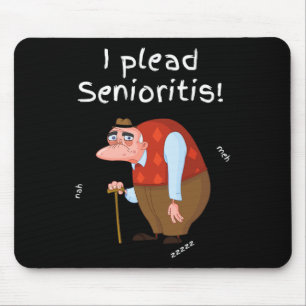 Mousepad Plead Senioristis. Mulher do Mais velho Velho Enve