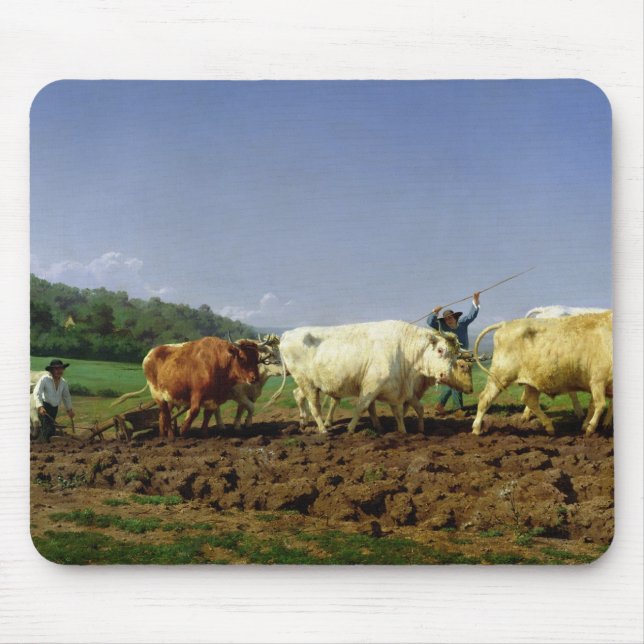 Mousepad Ploughing em Nivernais, 1849 (Frente)
