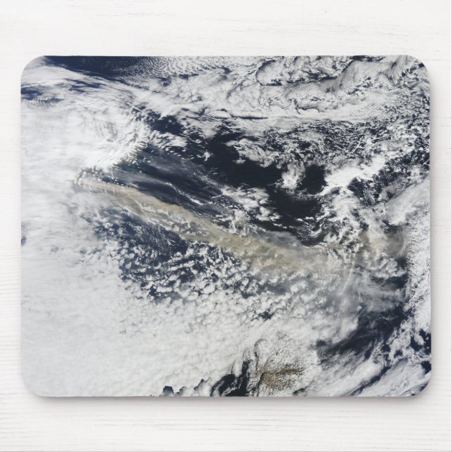 Mousepad Pluma de cinzas do vulcão Eyjafjallajokull (Frente)