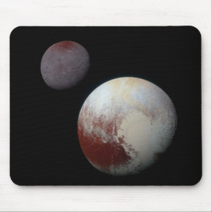 Mousepad Plutão & Caronte 9º ou Planeta Anão Sistema Solar