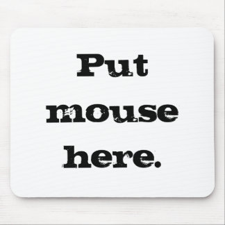 Mousepad Pnha o rato aqui