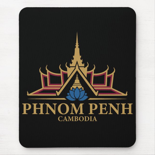 Mousepad Pnom Pene Camboja Sudeste Asiático (Frente)