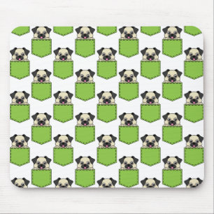 Mousepad Pocket Pet Dog Patterno