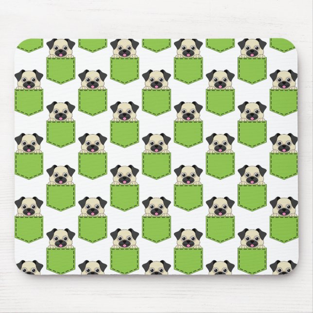 Mousepad Pocket Pet Dog Patterno (Frente)