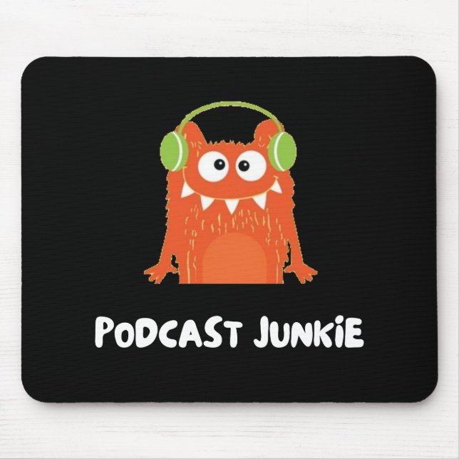 Mousepad Podcast junkie (Frente)