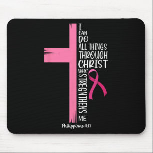 Mousepad Pode Fazer Todas as Coisas Através de Cristo Camis