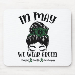 Mousepad Podemos Vestir a Consciência Mental Verde 1