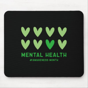 Mousepad Podemos Vestir Mês Verde de Consciência Mental