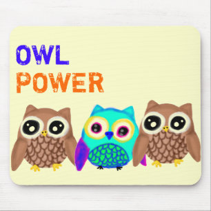Mousepad Poder da coruja
