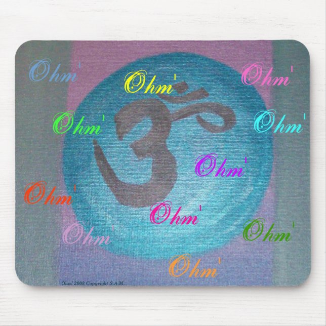 Mousepad Poder da ioga de Ohm (Frente)
