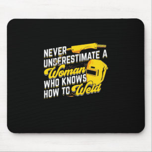 Mousepad Poder De Uma Mulher Que Sabe Soldar