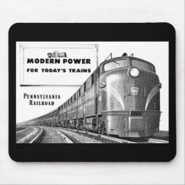 Mousepad Poder moderno do trem da estrada de ferro de