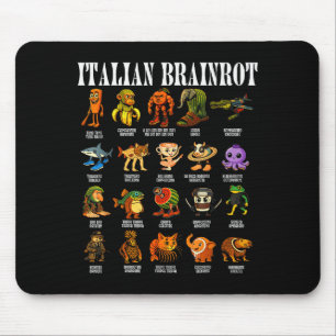 Mousepad Podridão Cerebral Italiana Memes Engraçados Italia