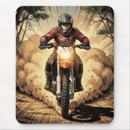 Mousepad Poeira & Determinação Motocross em Plena Parcela
