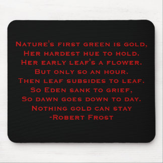 Mousepad Poema de Robert Frost