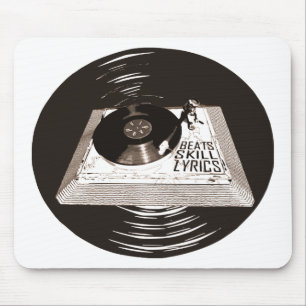 MOUSEPAD POEMAS LÍRICOS DA HABILIDADE DAS BATIDAS DE HIP
