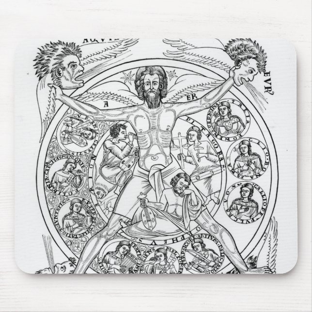 Mousepad Poesia e música (Frente)