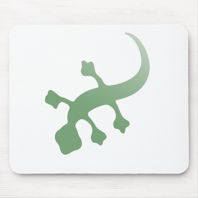 Mousepad Poetica Gecko em Verde (Frente)