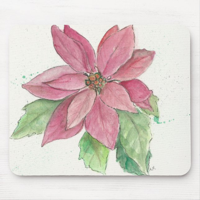 Mousepad poinsettia (Frente)