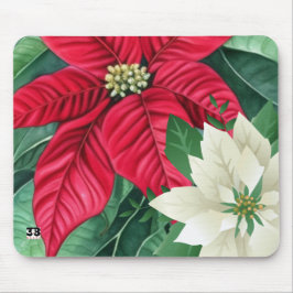 Mousepad Poinsettia