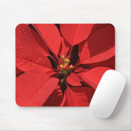 Mousepad Poinsettia Christmas Flower