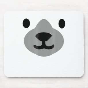 Mousepad Polar Bear Halloween Costume Adultos Engraçados C
