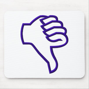 Mousepad Polegares para baixo