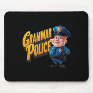 Mousepad Polícia Gramática. Gramática S. Lover Inglês