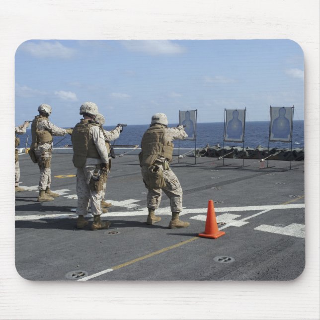 Mousepad Polícia militar treina com Berretta M9 (Frente)