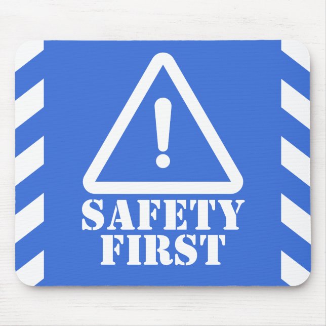 Mousepad Polícia - Segurança Azul Primeiro (Frente)