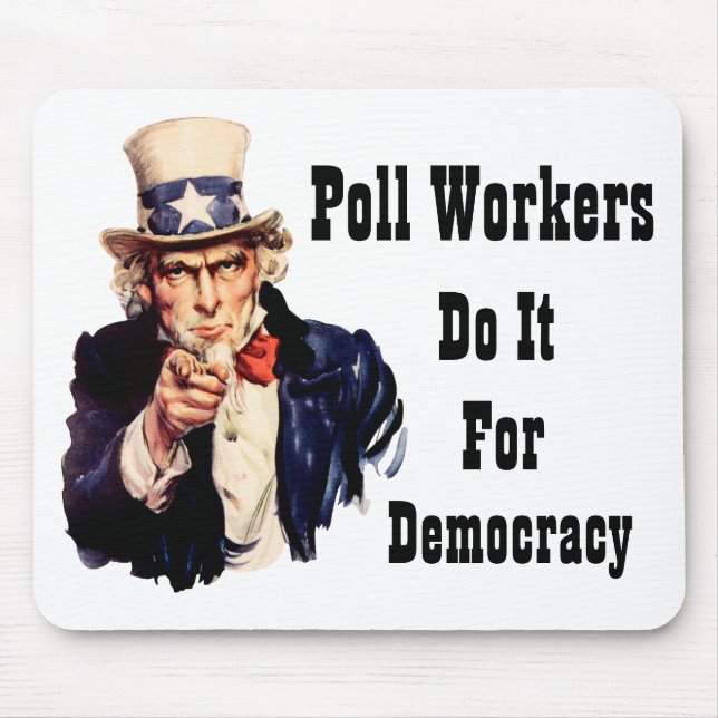 Mousepad Policiais Fazem Isso Pela Democracia (Frente)