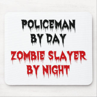 Mousepad Policial por Dia Zombie Slayer by Night